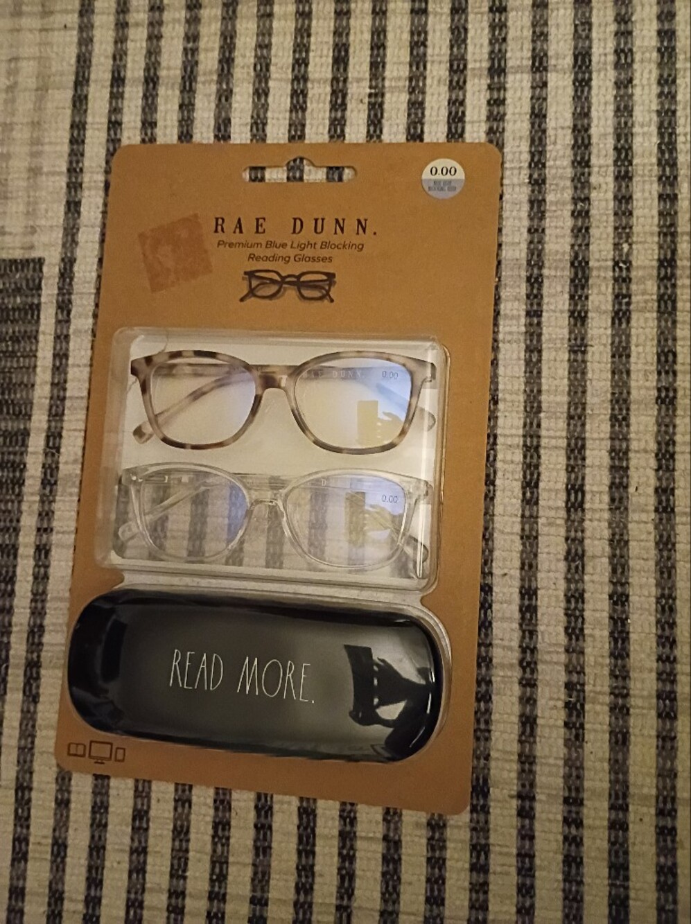 Rae Dunn Blue Light Glasses Duo - Clear & Tortoiseshell
